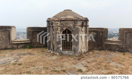 Ruined Temple on the Top of Watch Tower, Chitradurga Fort, Karnataka, India Ruined Temple on the Top of Watch Tower, Chitradurga Fort, Karnataka, India 90575766