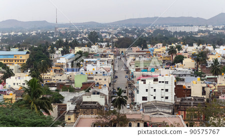 View of Chitradurga City and Hills, Chitradurga fort, Karnataka, India 90575767