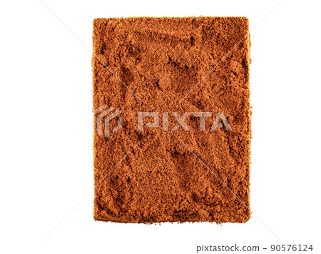 Ground clove isolated on white background with copy space for text or images. Spices and herbs. Packaging concept. Close-up shot. Ground clove isolated on white background with copy space for text or images. Spices and herbs. Packaging concept. Close-up shot. 90576124