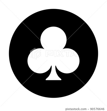 Black club poker suit symbol Black club poker suit symbol 90576646