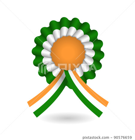 National tricolor cockade of India 90576659