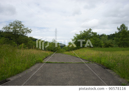 Otani Dam Park in June, Kurobe City, Toyama Prefecture Otani Dam Park in June, Kurobe City, Toyama Prefecture 90578116