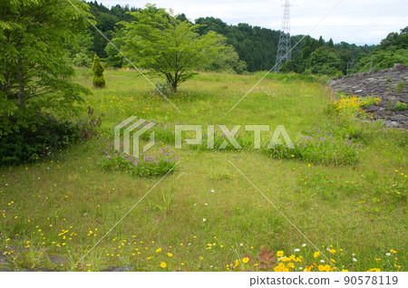 Otani Dam Park in June, Kurobe City, Toyama Prefecture Otani Dam Park in June, Kurobe City, Toyama Prefecture 90578119