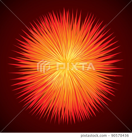 Abstract background. Explosion. Vector drawing - Stock Illustration ...