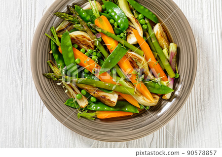 french Barigoule of summer vegetables in bowl 90578857