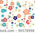Pattern Scandinavian flower pattern 90578998