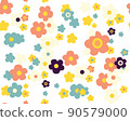 Pattern Scandinavian flower pattern 90579000