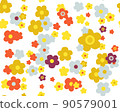 Pattern Scandinavian flower pattern 90579001
