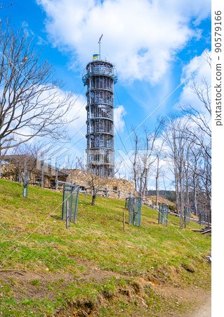 Wooden lookout tower Lighthouse of Jara Cimrman Wooden lookout tower Lighthouse of Jara Cimrman 90579166