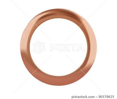 Brass metal grommet ring for paper, card, tag, sticker or hanger 90579625