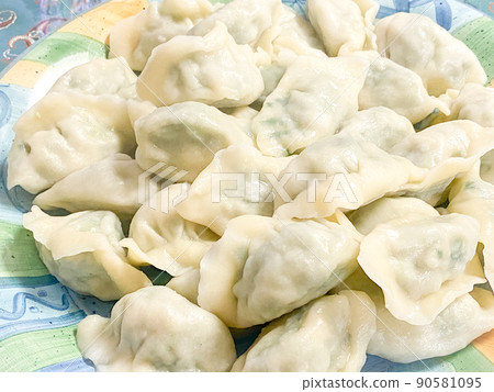 Chinese home-cooked homemade dumplings Chinese home-cooked homemade dumplings 90581095