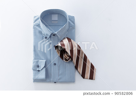 Clean striped shirt and tie 90582806