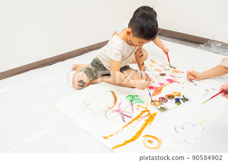 Kids graffiti play Kids graffiti play 90584902