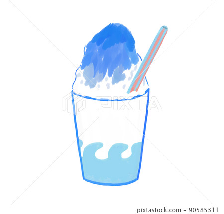 Blue Hawaii shaved ice Blue Hawaii shaved ice 90585311