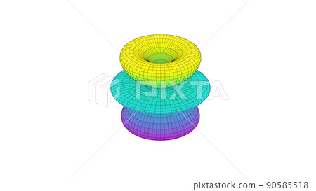 3D image of spherical harmonics 90585518