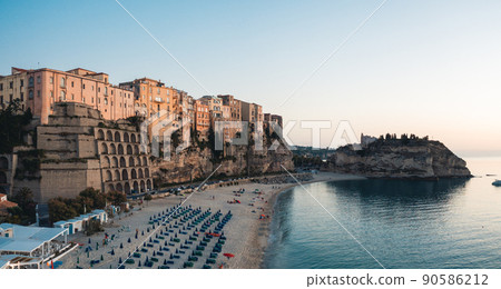 Tropea city in Calabria near the Mediterranean sea 90586212