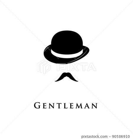 Vector gentleman icon. Vector gentleman icon. 90586910
