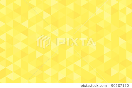 Yellow triangle geometric pattern background 90587150