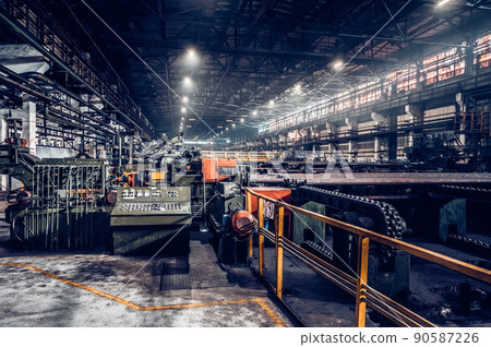 Iron and Steel Factory or Pipe Mill located in Taganrog South of Russia 90587226