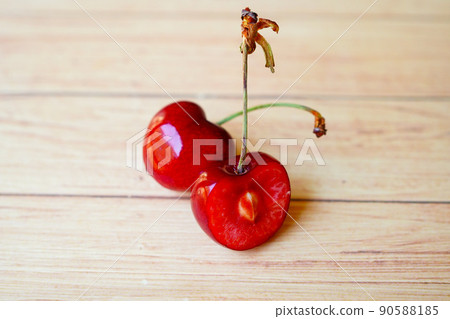 櫻桃特寫鏡頭 90588185