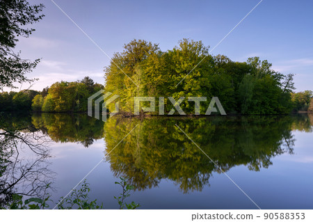 Bensberg Lake, Bergisch Gladbach, Germany Bensberg Lake, Bergisch Gladbach, Germany 90588353