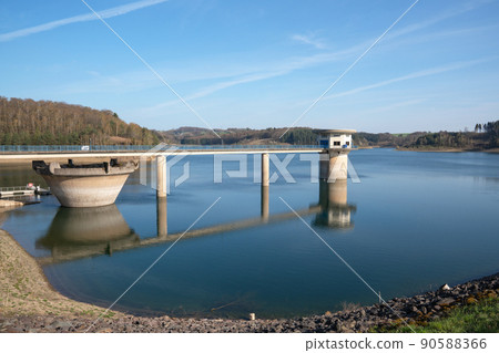 Dhunn water reservoir, Bergisches Land, Germany 90588366