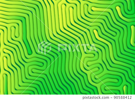 Abstract background with optical illusion generative pattern and vibrant fluid psychedelic colors Abstract background with optical illusion generative pattern and vibrant fluid psychedelic colors 90588412