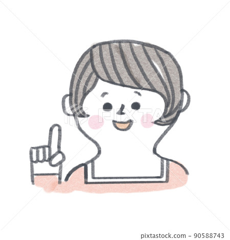 一個女人的胸圍的插圖來建議 90588743