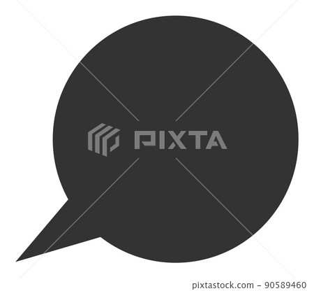 Forum Cloud - Raster Icon Illustration 90589460