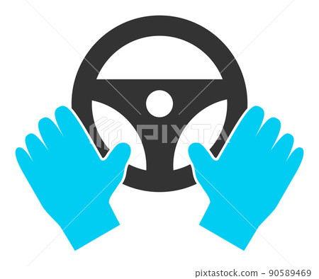 Car Driver - Raster Icon Illustration Car Driver - Raster Icon Illustration 90589469