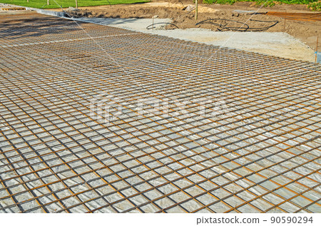 Mesh made of metal reinforcement 90590294