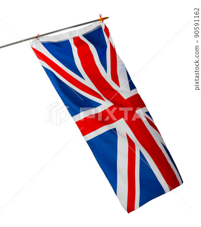 Flag of the United Kingdom isolated on white background Flag of the United Kingdom isolated on white background 90591162