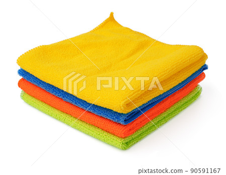 Cleaning household wipes isolated on white background Cleaning household wipes isolated on white background 90591167