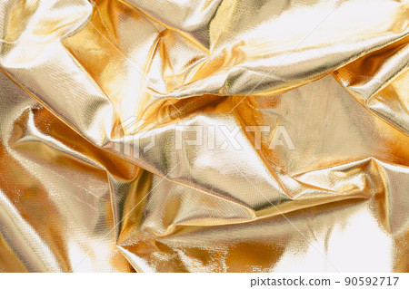 起皺紋的金乙烯基紋理 起皺紋的金乙烯基紋理 90592717