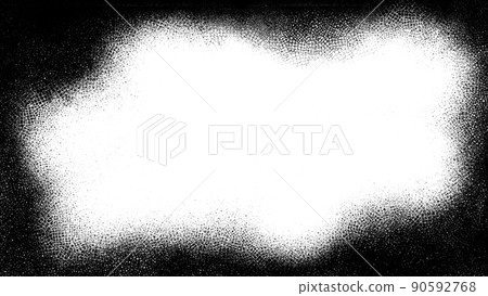 Pointillism frame abstract background cartoon 90592768