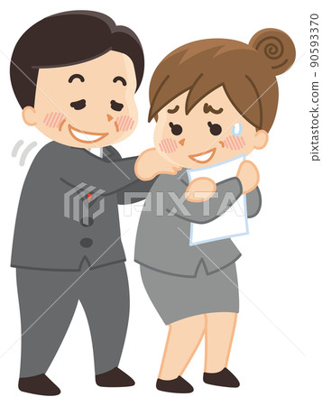 Male boss harassment to women 90593370