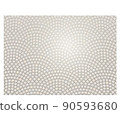 European cobblestone background (outline specification) 90593680