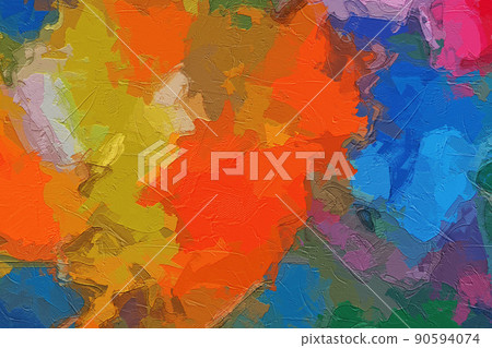 abstract oil painting texture illustration abstract oil painting texture illustration 90594074