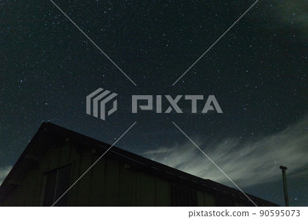 福島縣喜多方市日本百座名山之夏飯出山奇井小屋的星空 福島縣喜多方市日本百座名山之夏飯出山奇井小屋的星空 90595073