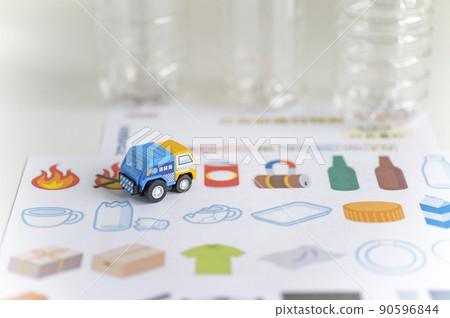 分類可回收廢PET瓶收集日期 90596844