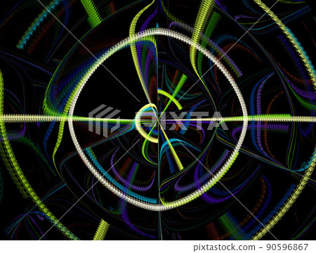 Imaginatory fractal abstract background Image Imaginatory fractal abstract background Image 90596867