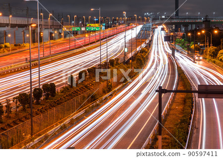 《Tokyo》 Metropolitan Expressway Bayshore Line / Transportation Logistics Image 《Tokyo》 Metropolitan Expressway Bayshore Line / Transportation Logistics Image 90597411