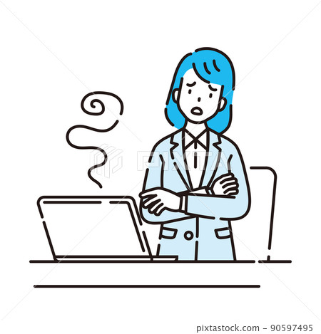 Line art person 90597495