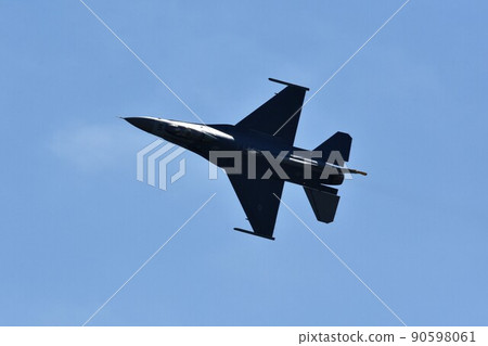 U.S. Air Force F-16 fighter flying in the sky 90598061