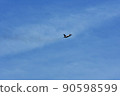 U.S. Air Force F-16 fighter flying in the sky 90598599