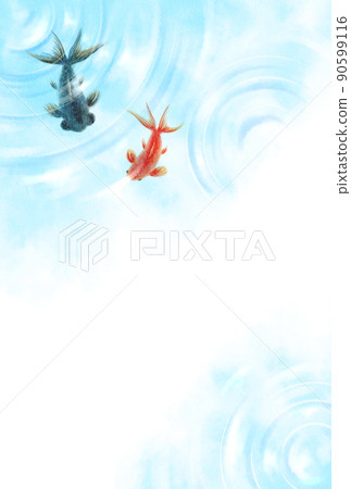 金魚黑紅無字 金魚黑紅無字 90599116