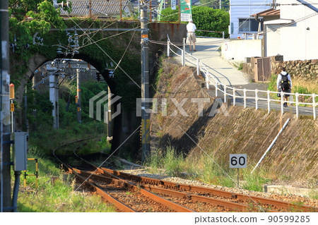日本最短的隧道（川走隧道） 90599285