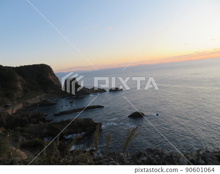 日落時的越前海岸 90601064