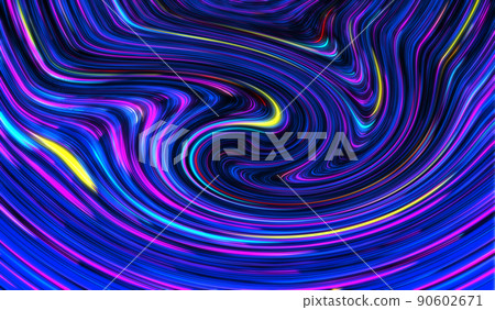 The background of the rainbow wave abstract crest. 90602671