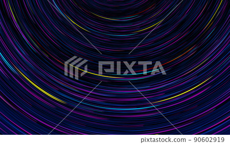 Colored spiral line abstract pattern background. 90602919